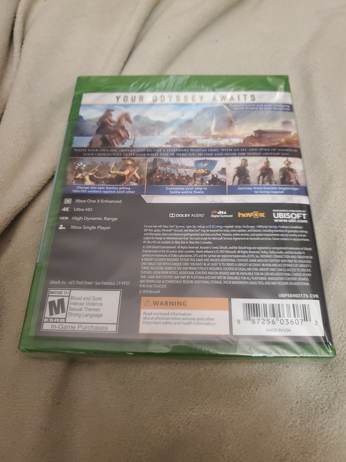 Assassins Creed Odyssey – Microsoft Xbox One Brand New Free Shipping