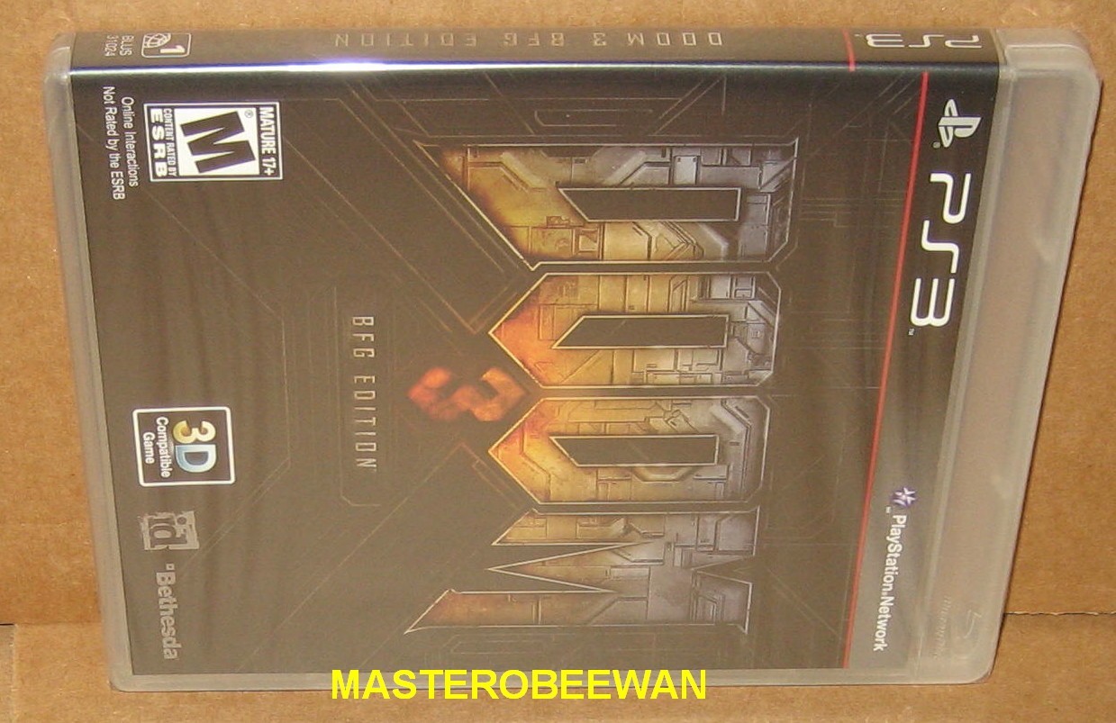 Doom 3 BFG Edition (PlayStation 3, 2012) PS3 New Sealed