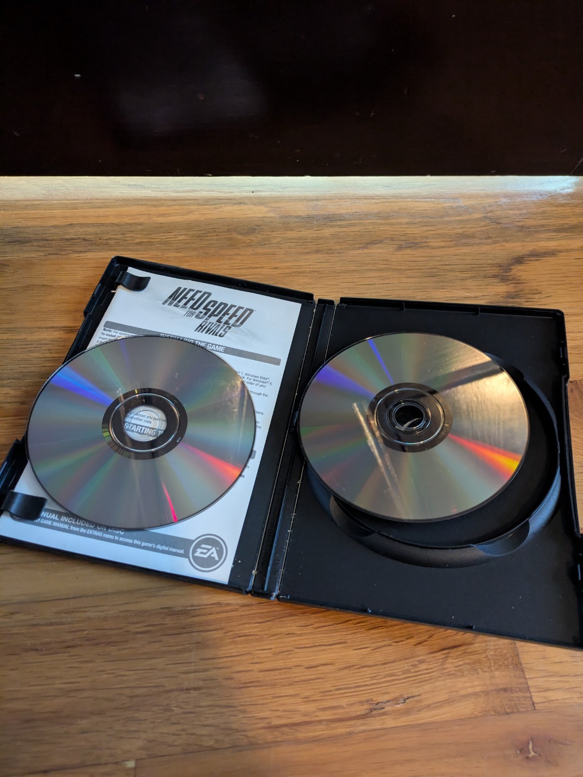 Need for Speed Rivals PC Complete 2 Disc CIB Manual EA DVD-ROM Tested Discs