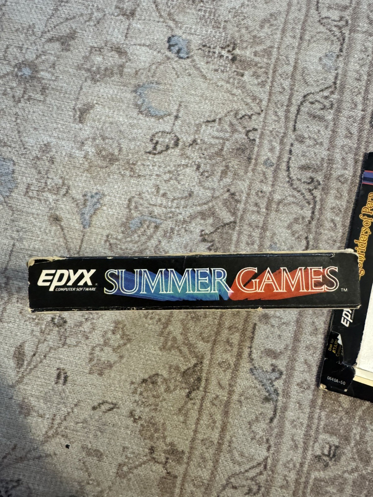 Lot of 2 Dragonriders of Peru and Summer Games EPYX Atari 8 bit Computers