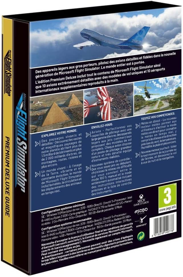 Microsoft Flight Simulator 2020 – Premium Deluxe PC Disc Premiu (PC) (UK IMPORT)