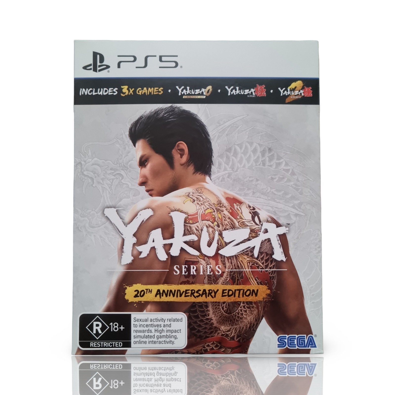 Yakuza: 20th Anniversary Edition Playstation 5 Brand New Not Sealed R18+ Edition