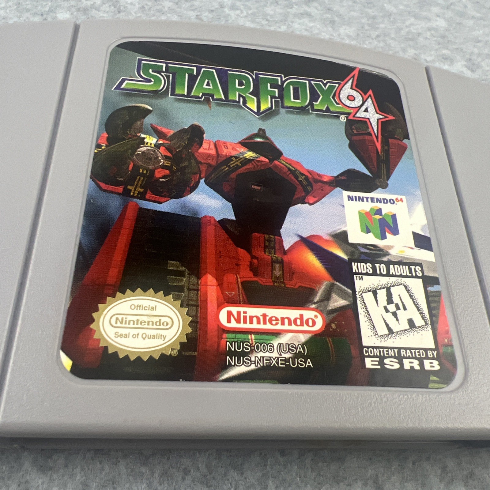 Star Fox 64 Nintendo 64 N64 Tested And Works Authentic Game Cart Only Vintage