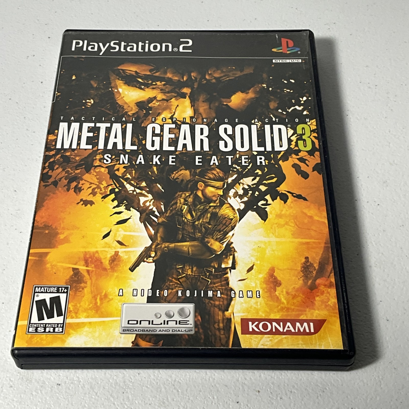 Metal Gear Solid 3 Snake Eater PlayStation 2 PS2 Konami Tactical Espionage