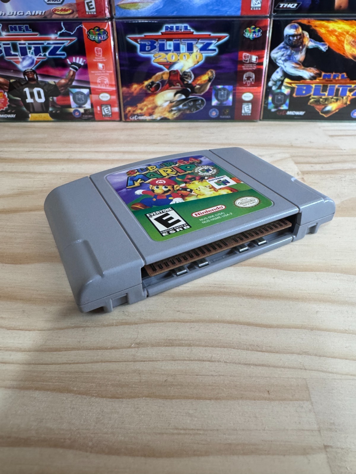 Authentic Super Mario 64 Nintendo 64 Cartridge (with custom box).