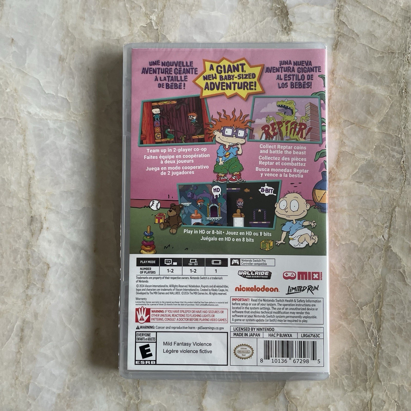 Rugrats Adventures in Gameland – Nintendo Switch – NEW SEALED