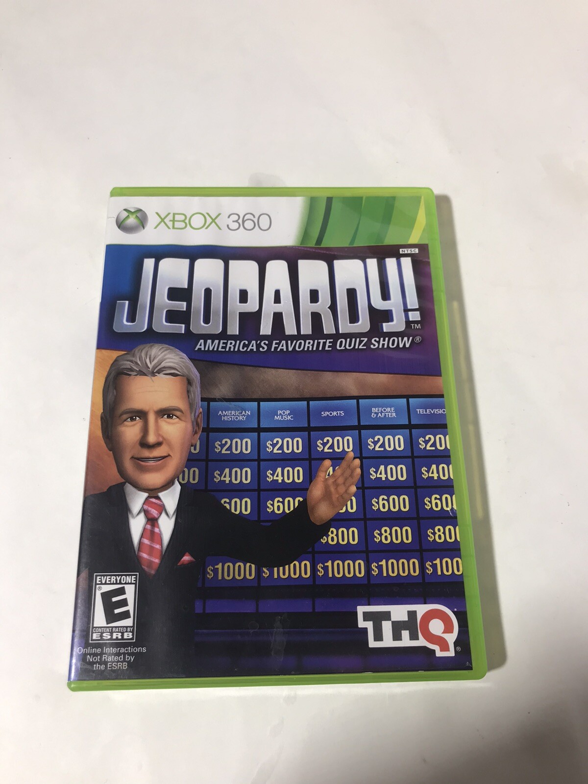 Jeopardy (Microsoft Xbox 360, 2012) Complete CIB Tested Working