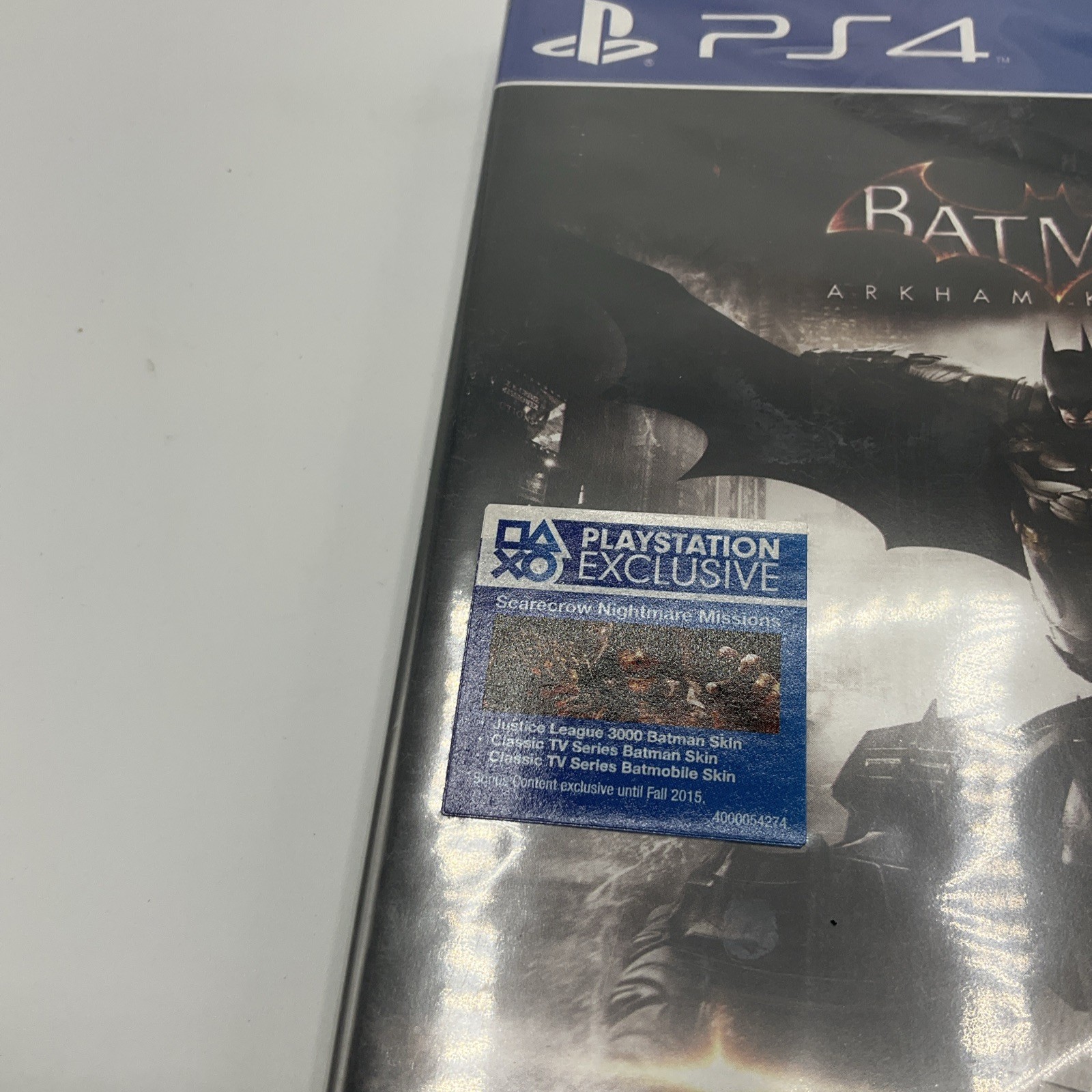 PlayStation 4 PS4 Batman Arkham Knight (WB, 2015) *SEALED, Harley Quinn Pack*