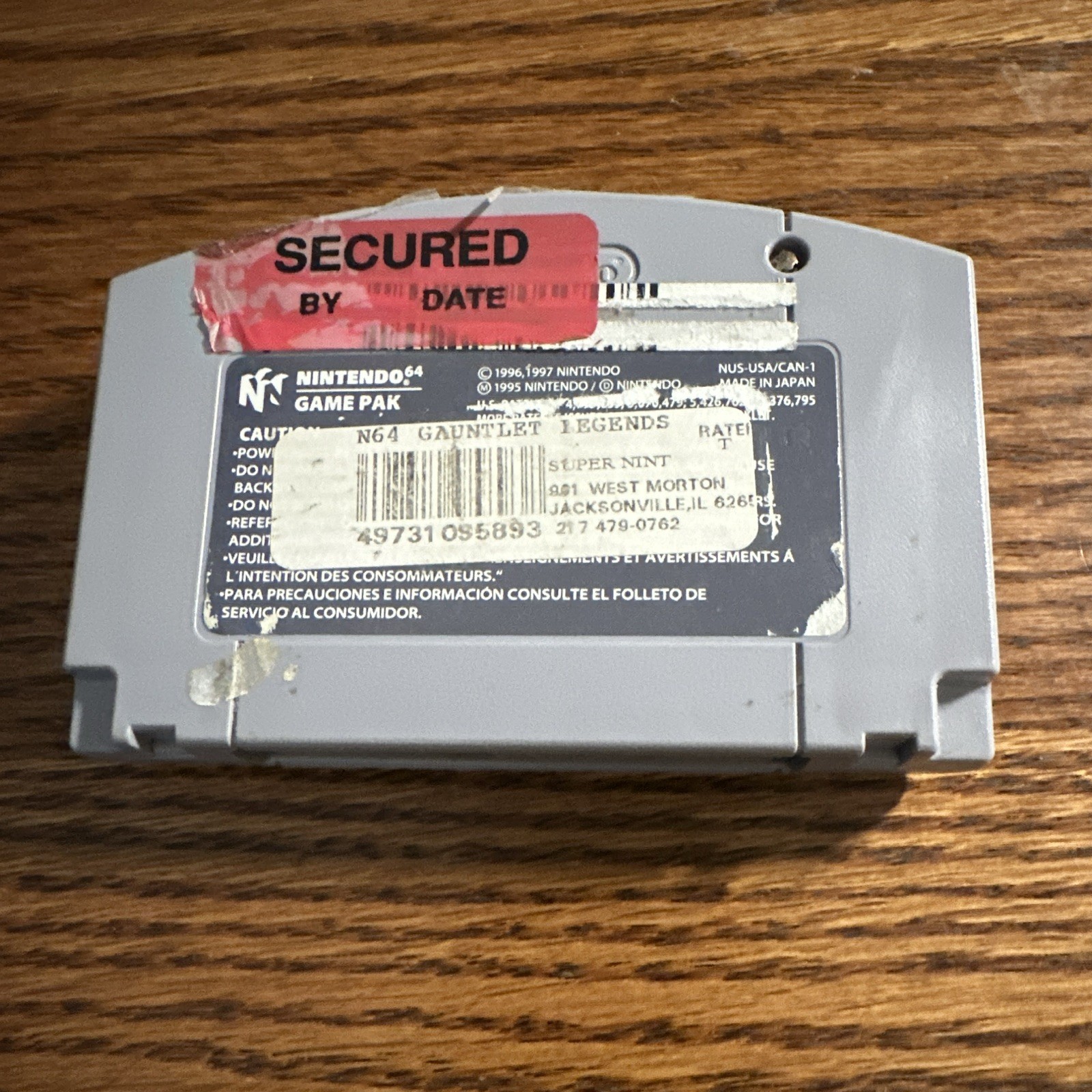 Midway Gauntlet Legends Nintendo 64 N64 NTSC-U/C T-Teen Gauntlet Series