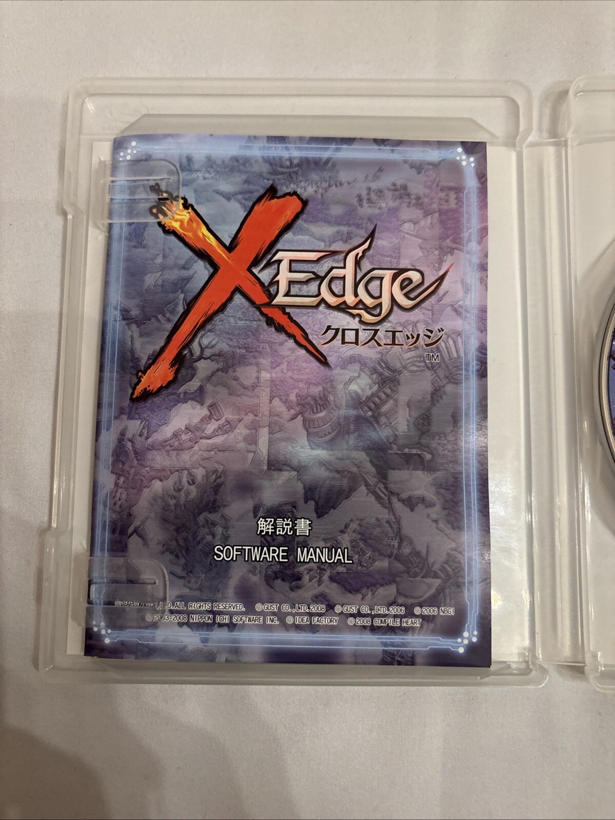 PS3 X Edge Compile Heart Sony PlayStation 3 Video Game From Japan