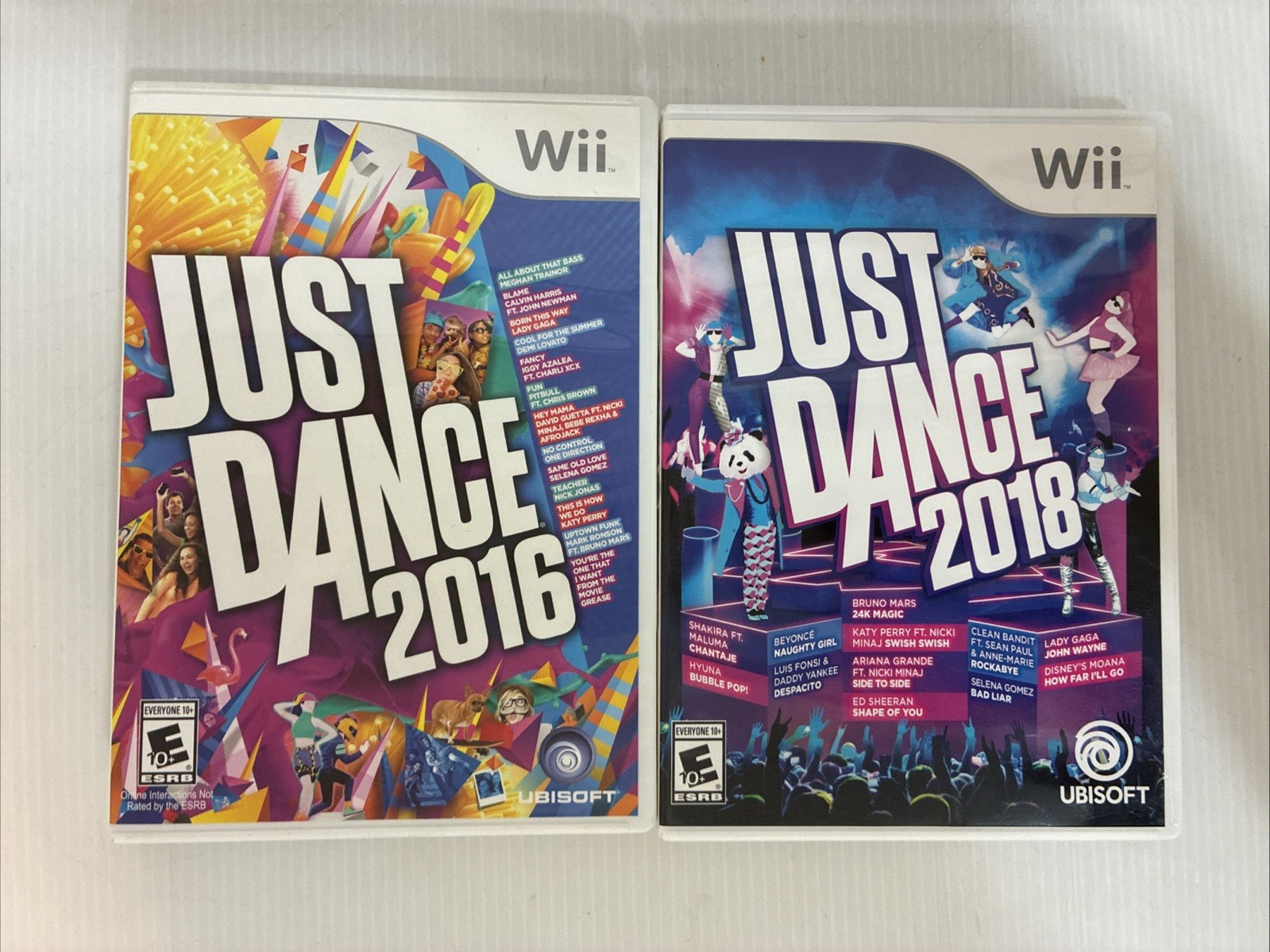 Just Dance Wii Game Lot of 10 1 2 3 4 2014 2015 2016 2018 2019 2020 CIB Manuals