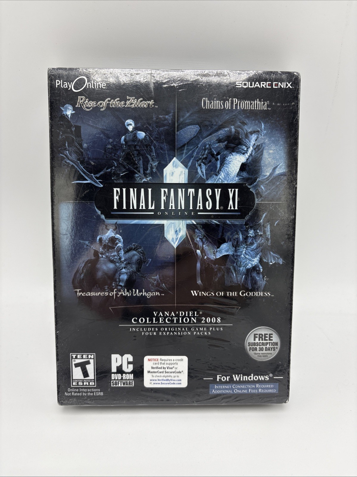 Final Fantasy XI Online: Vana’diel Collection 2008 (PC, Windows) New Sealed Box