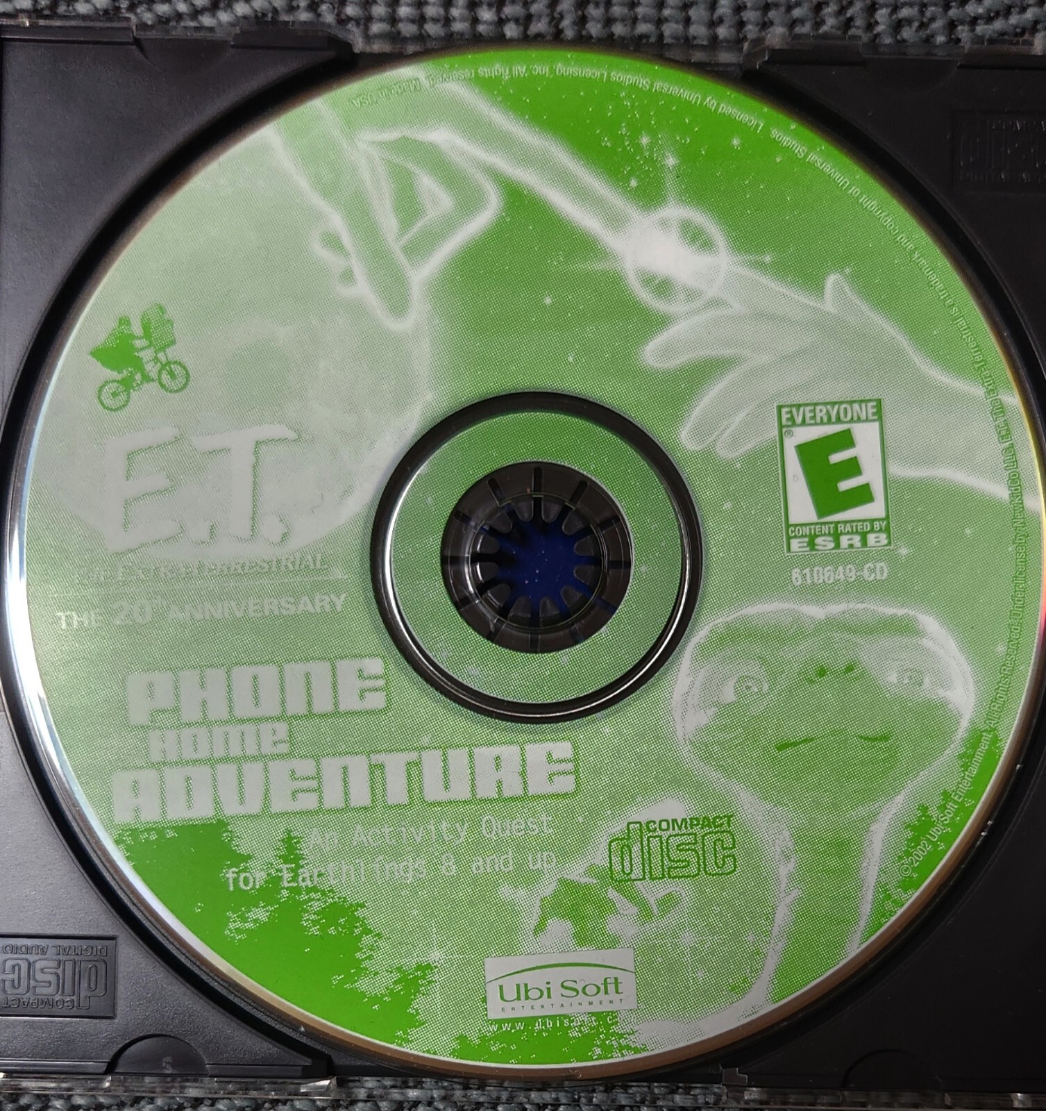 ET The 20th Anniversary Phone Home Adv VideoGames Windows 98 DISK tested