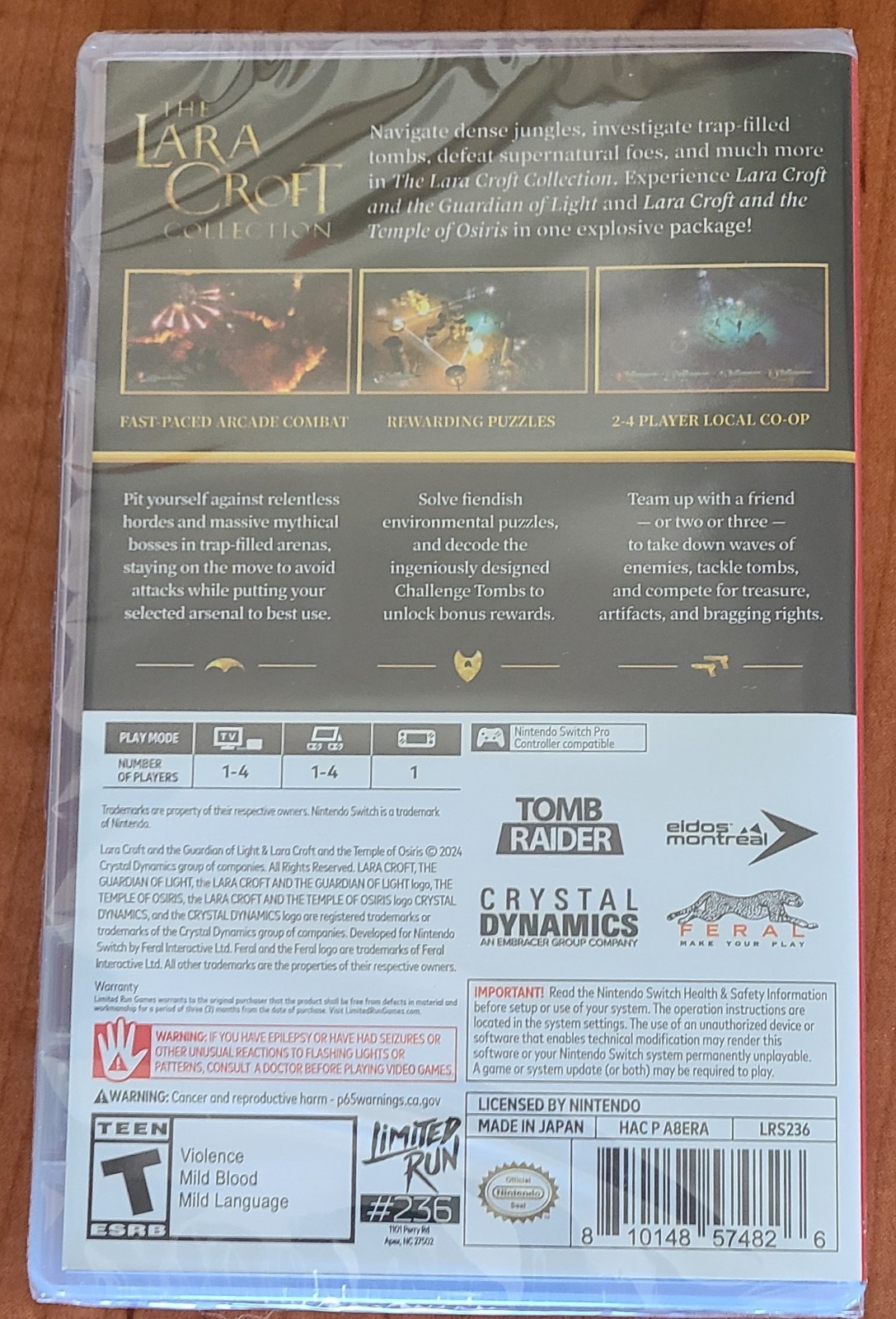 The Lara Croft Collection – Nintendo Switch (NEW)