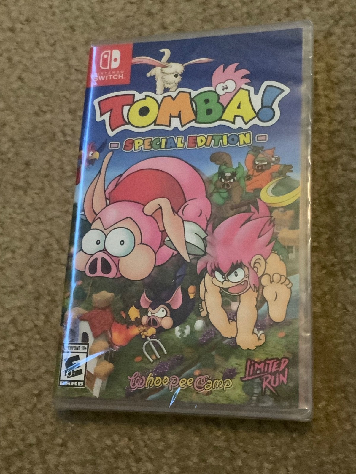 Tomba! Special Edition, Nintendo Switch USA ESRB, LRG#245, NEW, MINT