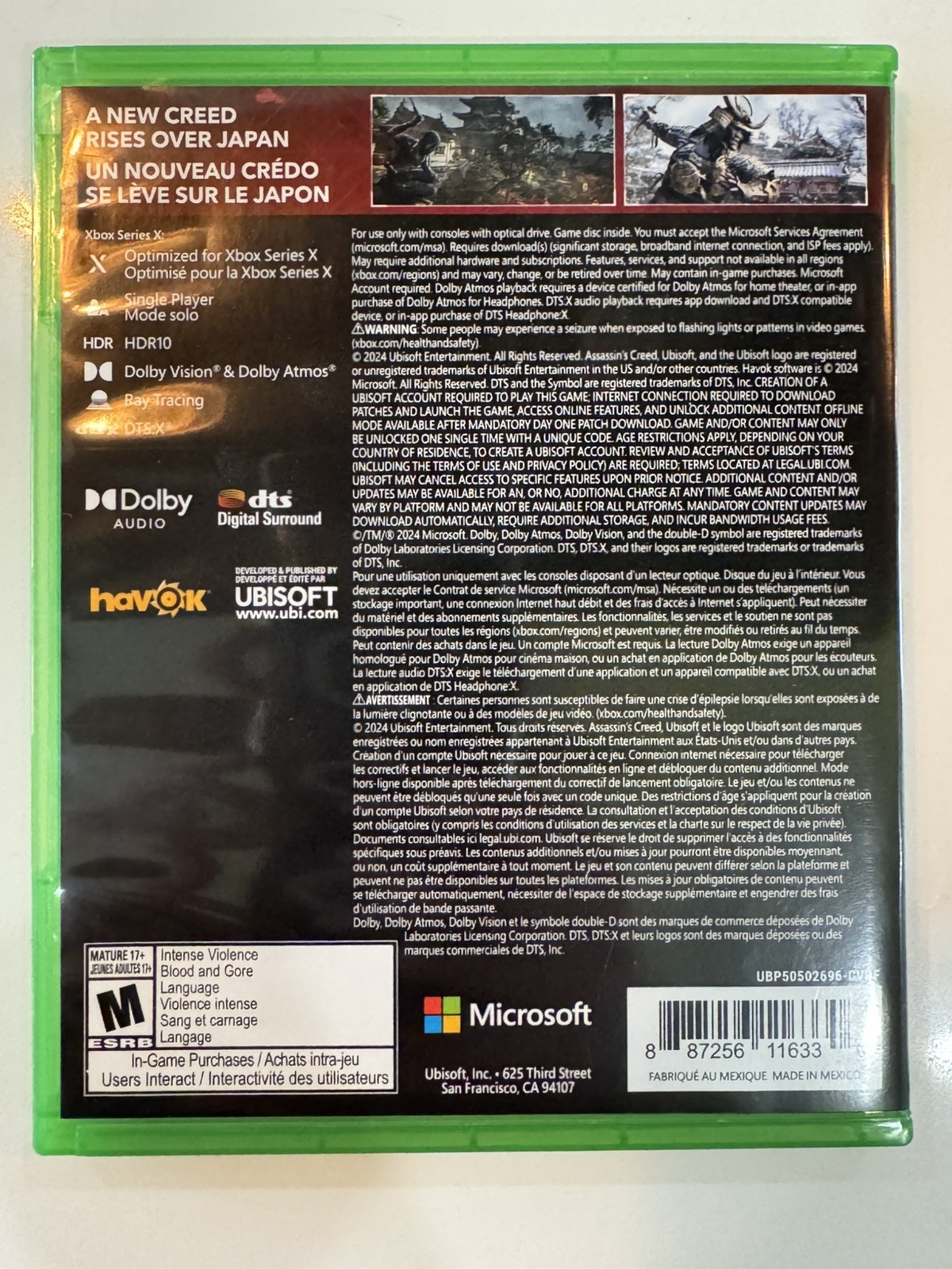 Assassin’s Creed Shadows Xbox Series X – great condition