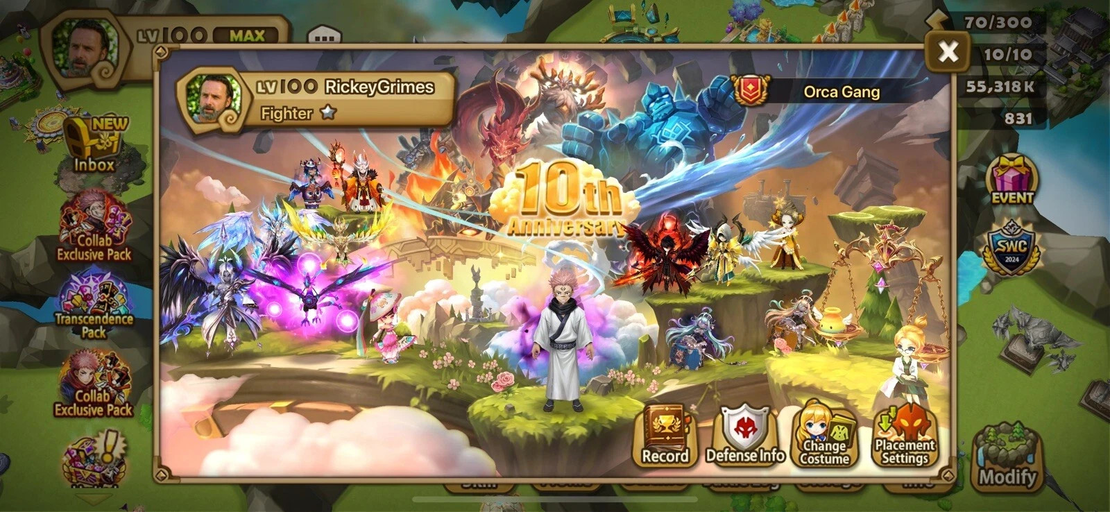 Summoners War Global Server Yeonhong, N1X, Jaara, JJK/Tekken