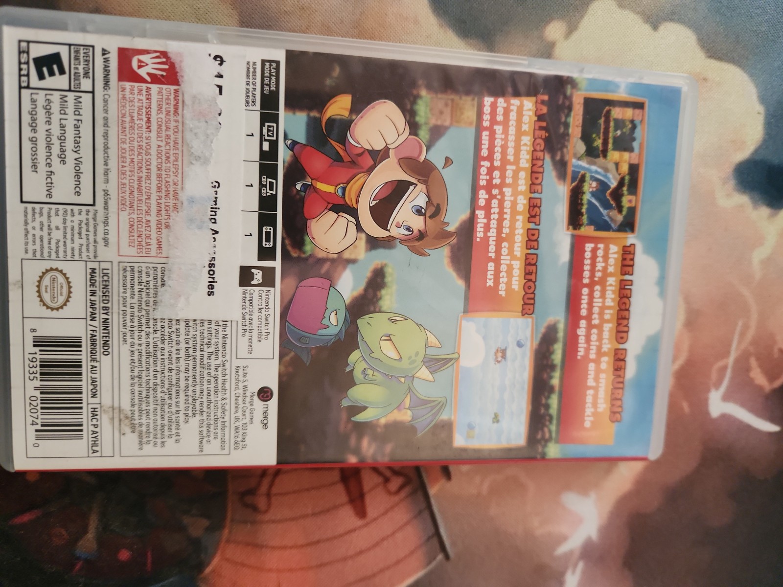 Alex Kidd In Miracle World Dx – Nintendo Switch -Comes With Collectors Key Chain