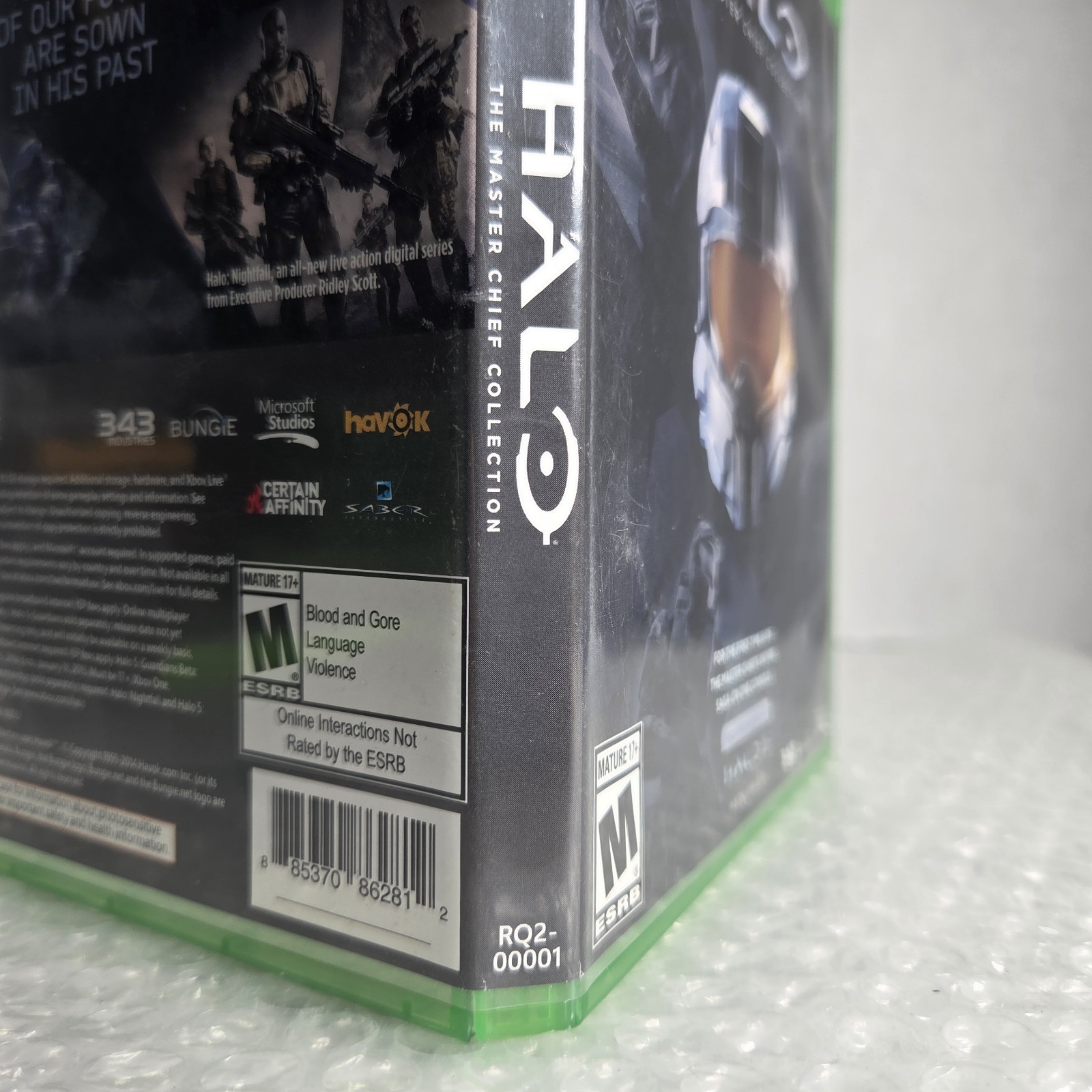 Halo Master Chief Collection Launch Microsoft Xbox One No Manual Test Bungie OEM