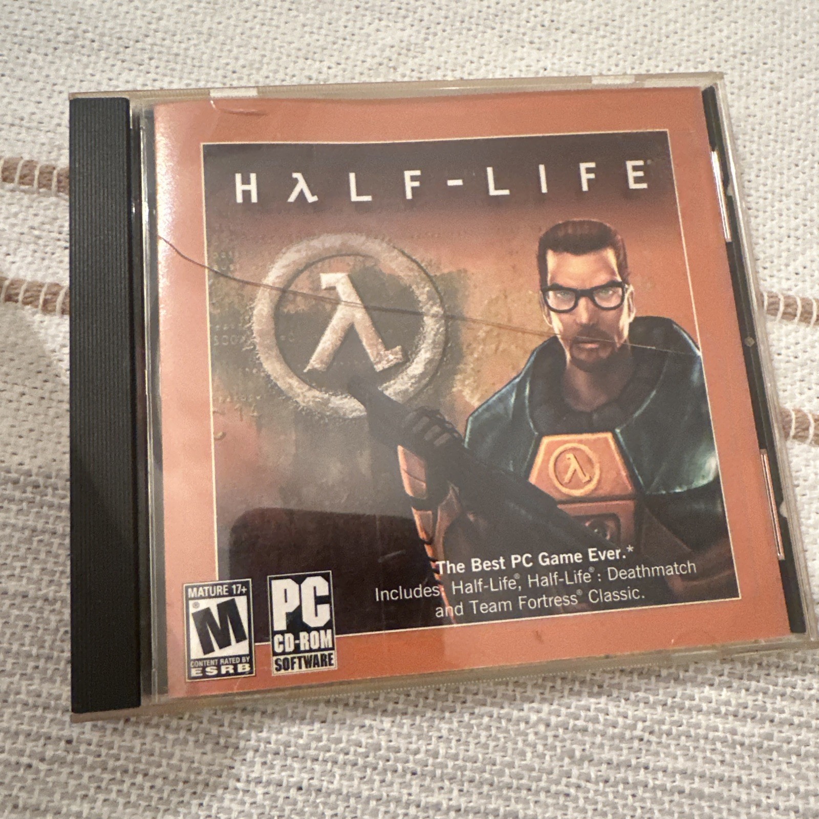 Half Life PC CD ROM Death match Team Fortress Classic Vtg 2005 Valve Mature