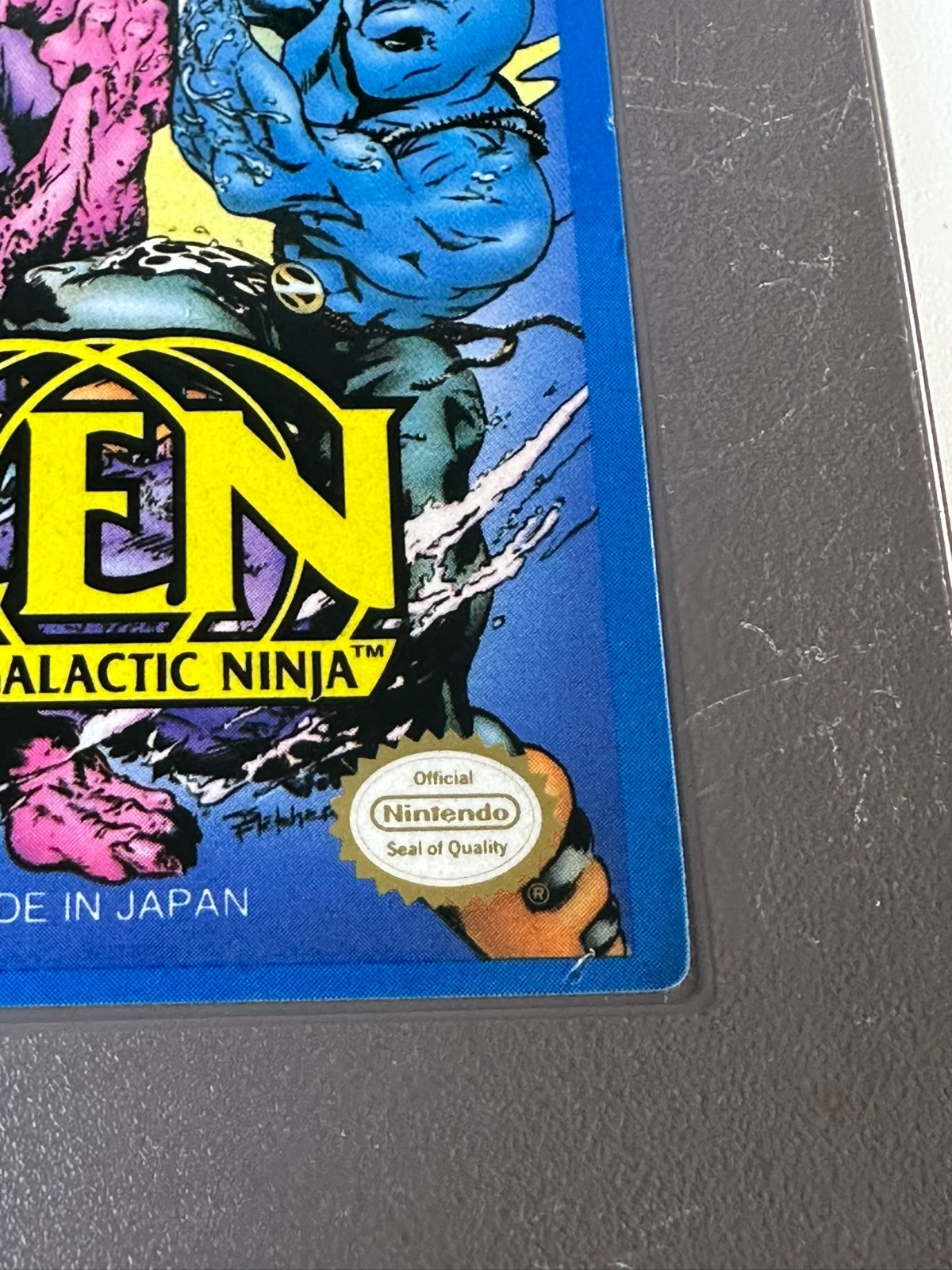 Konami Zen Intergalactic Ninja NES Game Cartridge Authentic Tested USA