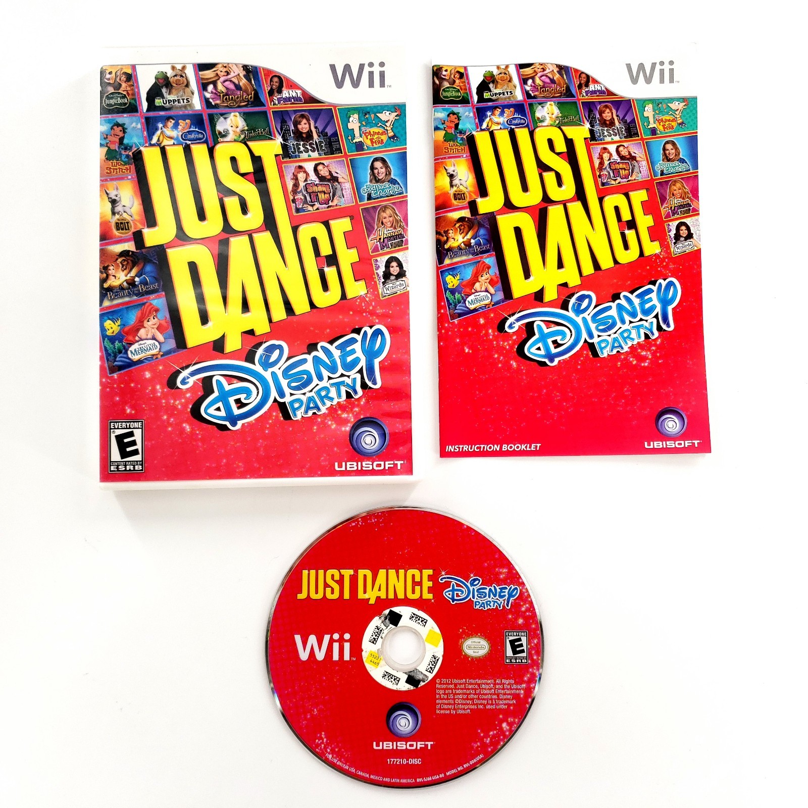Just Dance: Disney Party (Nintendo Wii, 2012) Complete Tested & Works