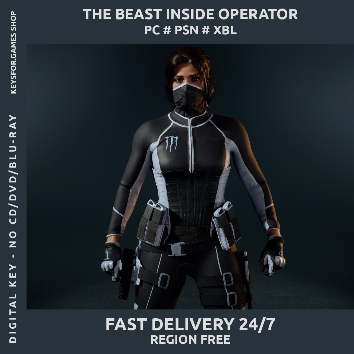 Call of Duty Warzone BO6 – The Beast Inside Operator Skin COD Black Ops Monster
