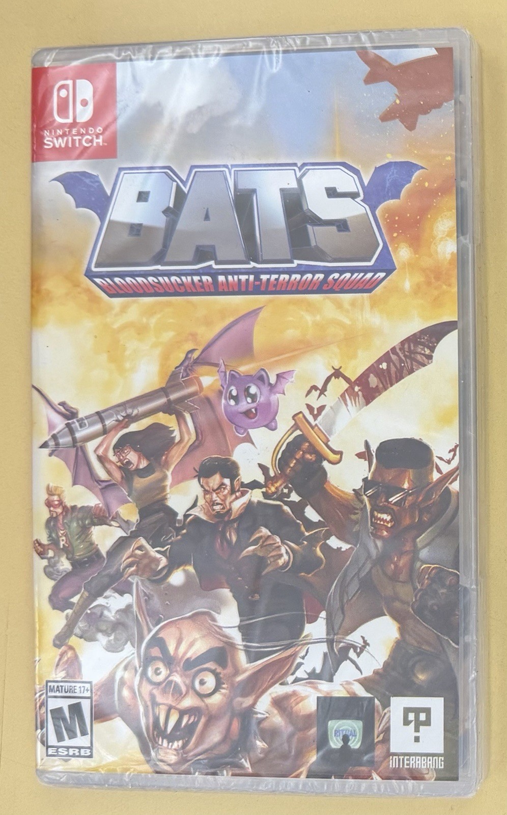 Nintendo Switch BATS BLOODSUCKER ANTI-TERROR SQUAD 2021 Media Indie Exchange New