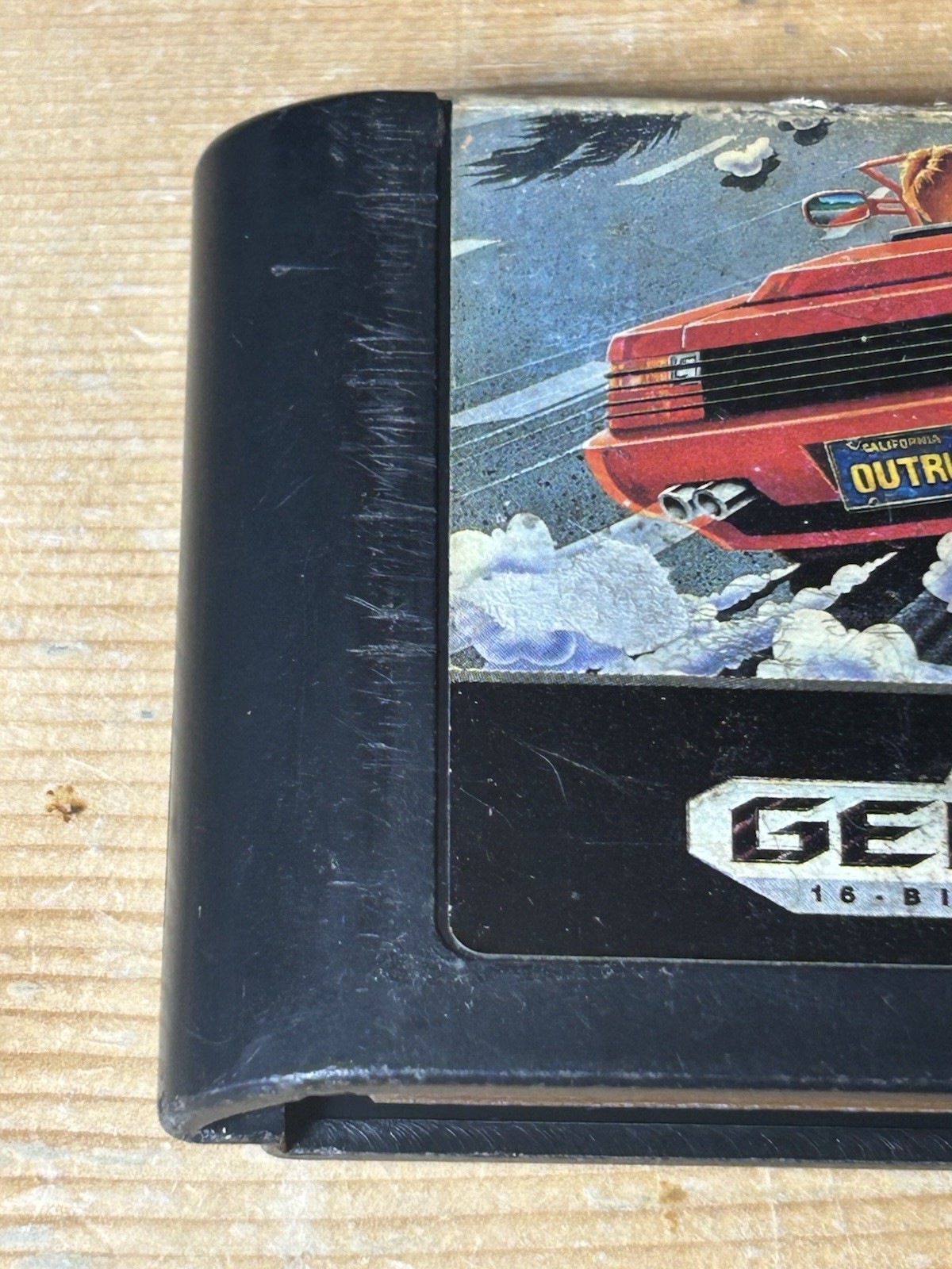 Acceptable OutRun (Sega Genesis, 1990) Authentic Tested Ships Free