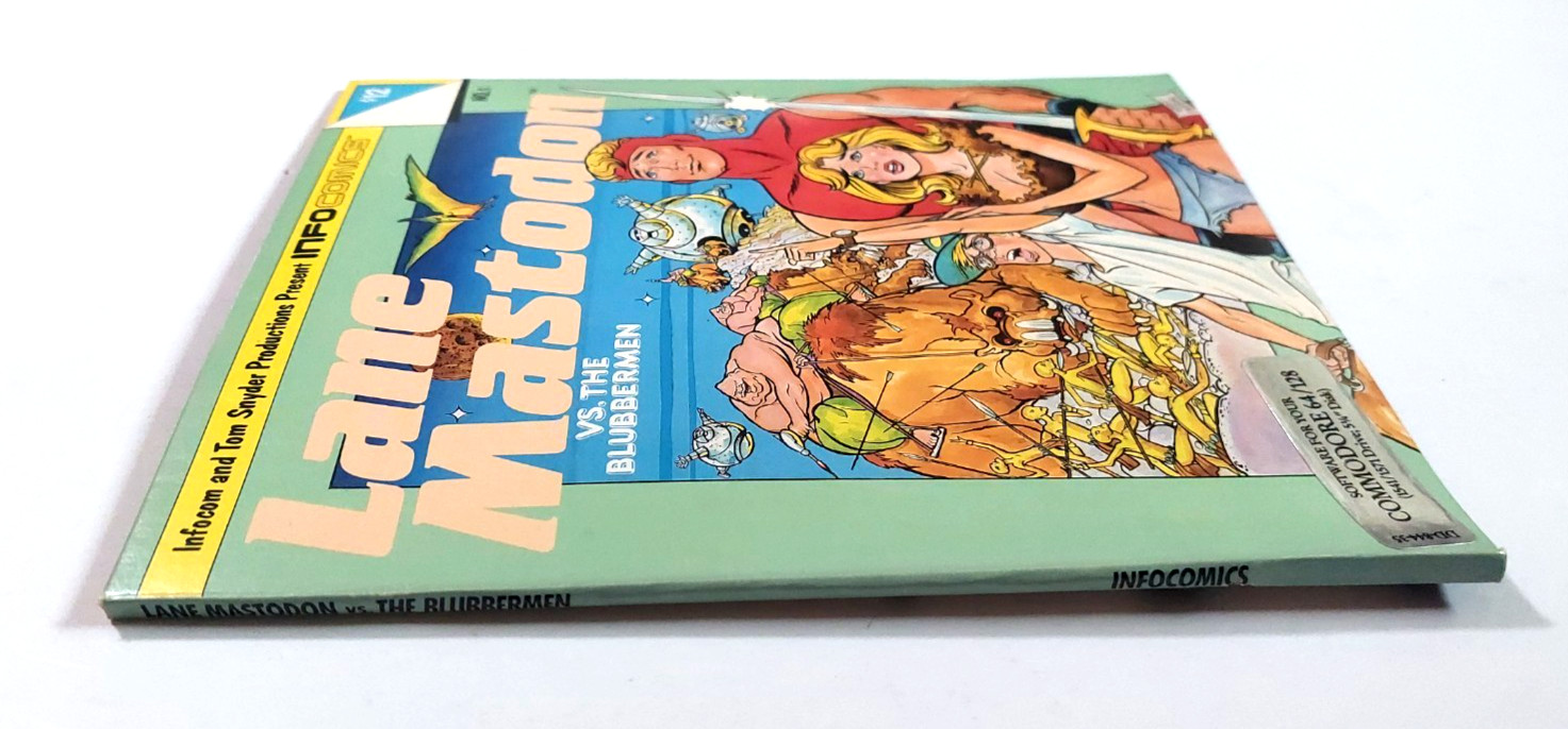 Lane Mastondon Vs. The Blubbermen Commodore 64 1988 Infocom Untested