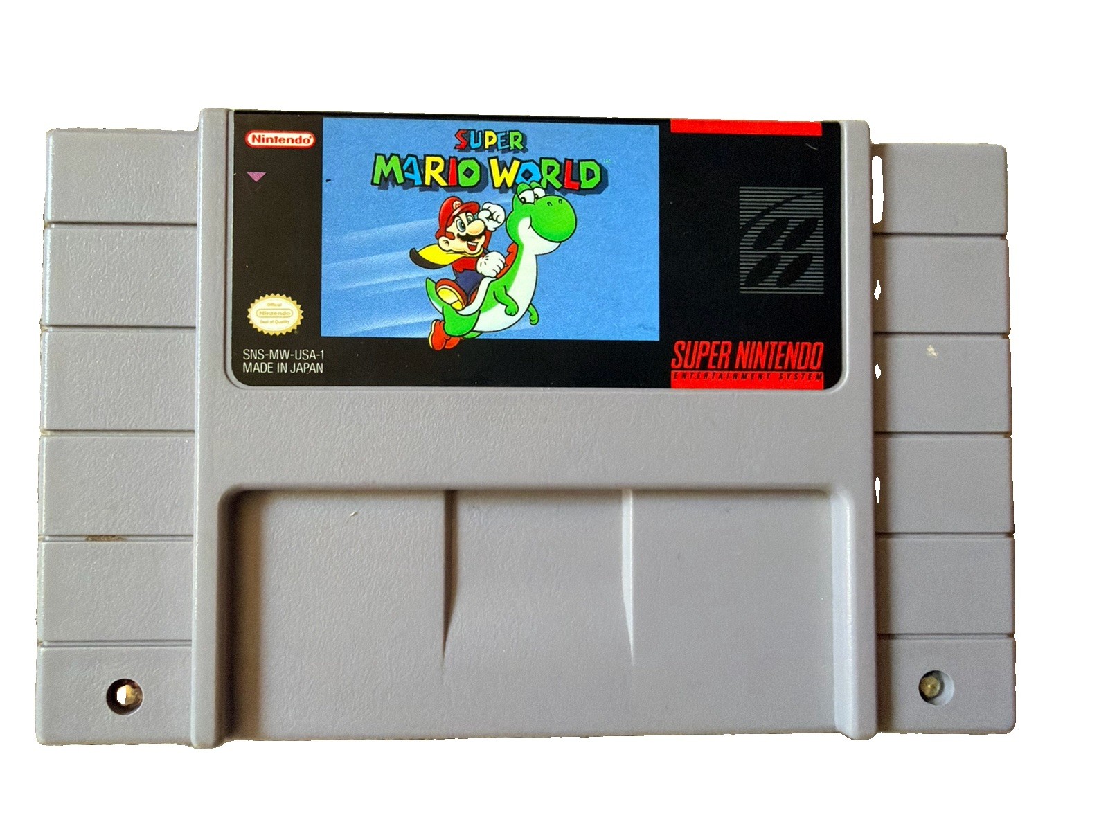 Super Mario World SNES Super Nintendo Authentic OEM Game Cartridge USA Tested