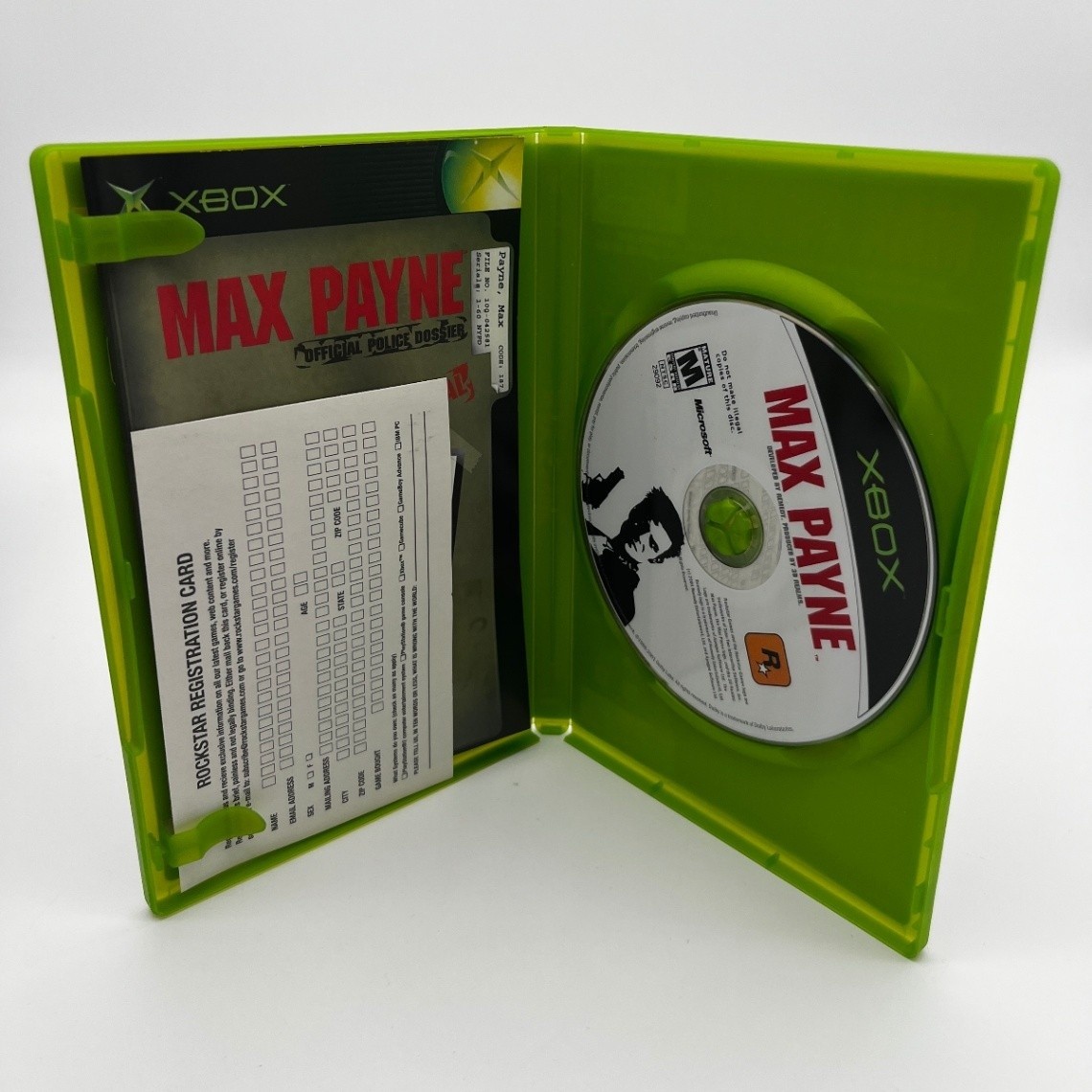Max Payne Microsoft Xbox Complete CIB w/ Reg