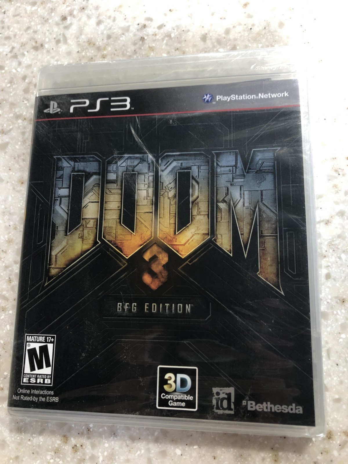 DOOM 3 BFG EDITION NEW SEALED PLAYSTATION 3 GAME PLAY STATION PS3 DISC NES HQ