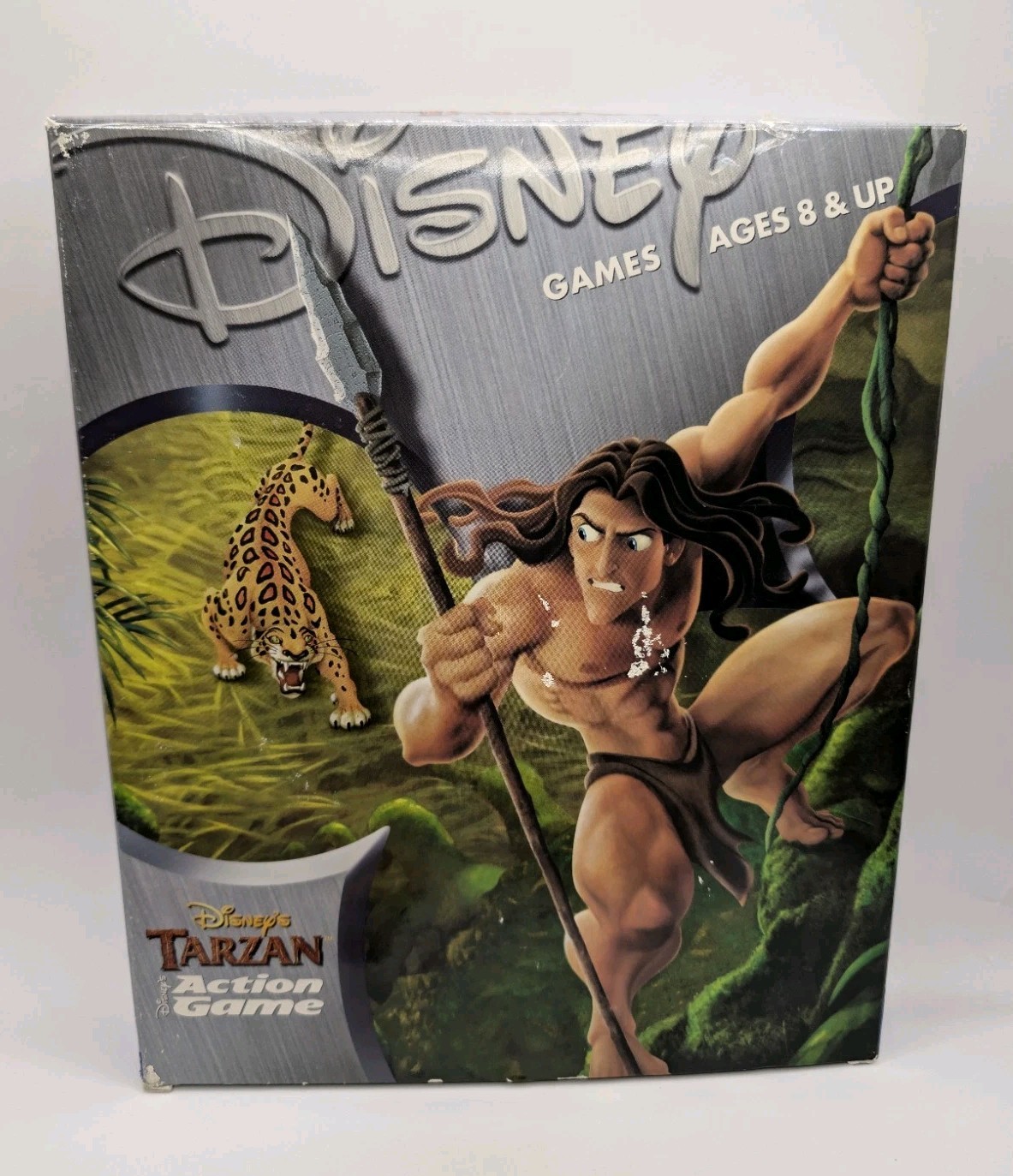 Disney’s Tarzan Action Game Pc With Original Box ( Sealed Game , Damaged Box )