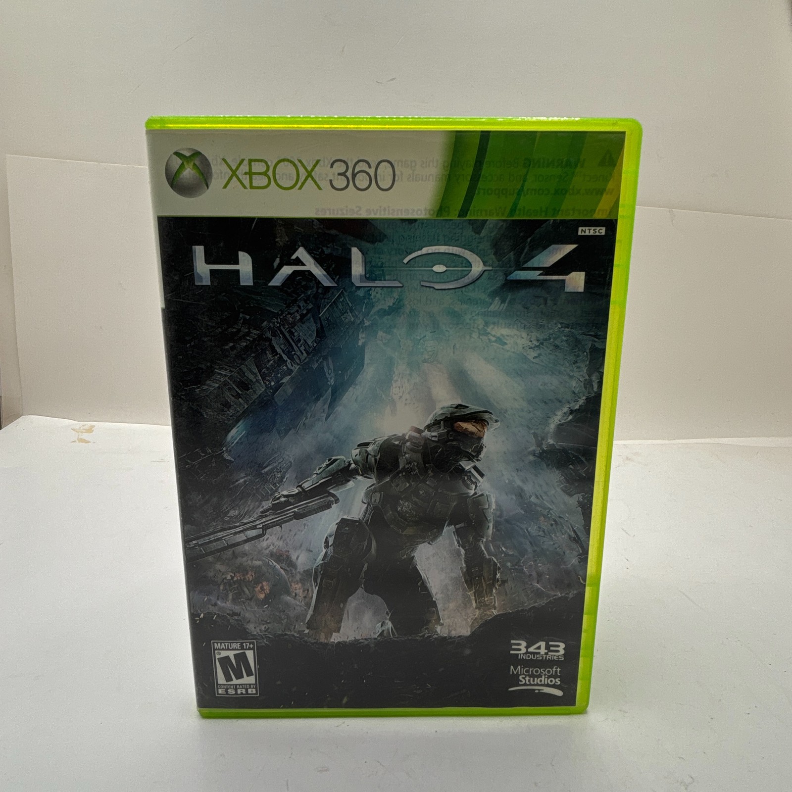 Halo 4 (Microsoft Xbox 360, 2012) 2-Disc Multiplayer Shooter Campaign Co-Op