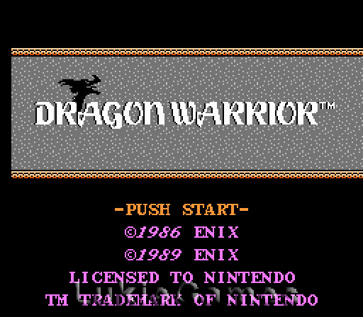 Dragon Warrior – Classic Original NES Nintendo Game