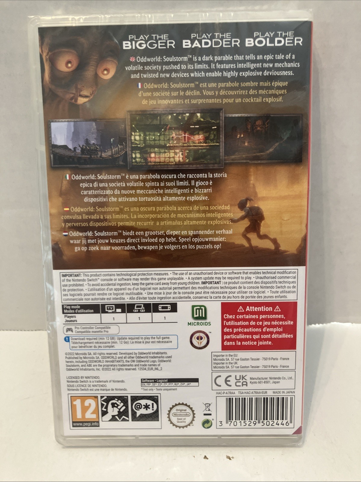 Oddworld Soulstorm – Oddtimized Edition – Nintendo Switch – New | Factory Sealed