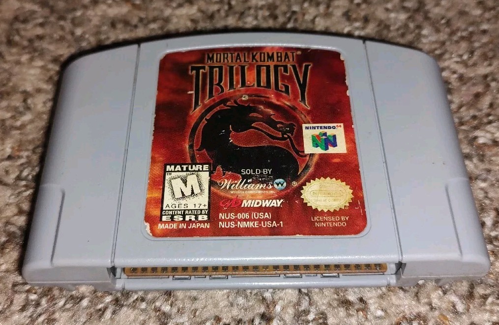 Mortal Kombat (Trilogy Edition) N64 — OEM Authentic Tested and Working