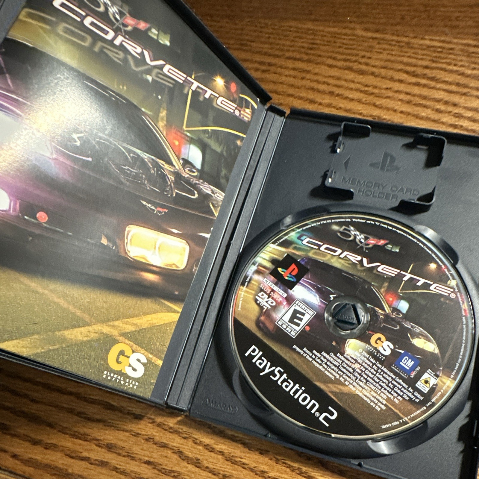 Global Star Software Corvette PS2 NTSC-U/C E Case & Disc
