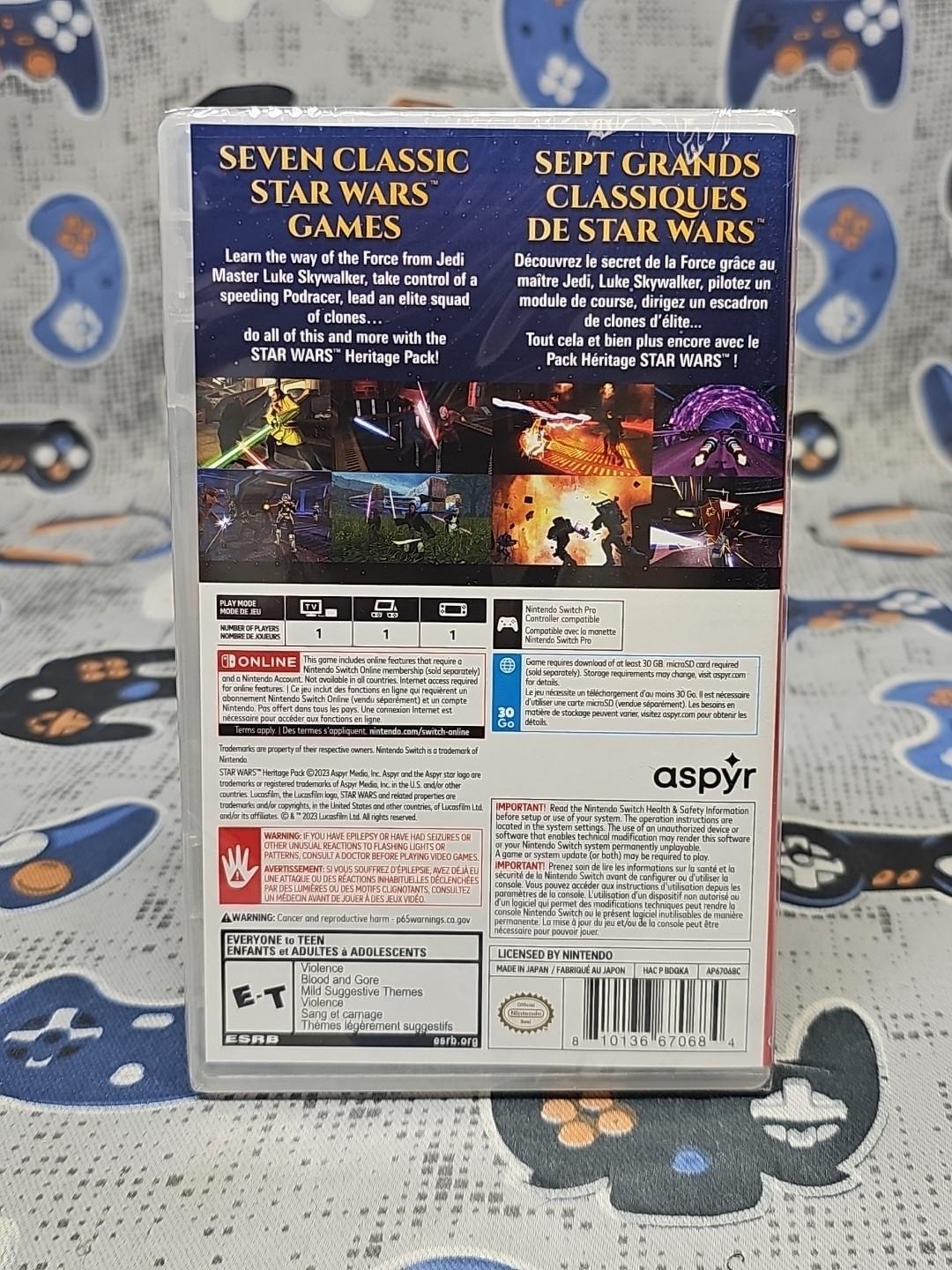 Star Wars: Heritage Pack – 7 Classic Games (Nintendo Switch) NEW SEALED