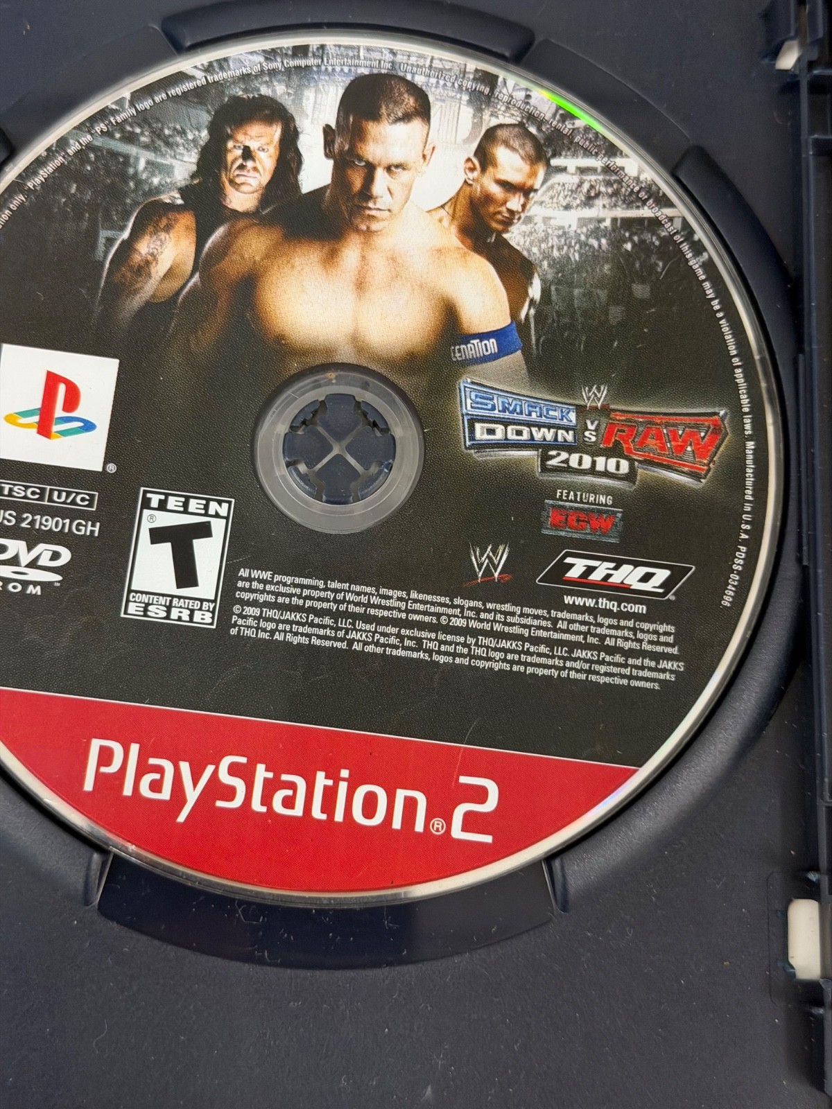 WWE GAMES SMACKDOWN VS. RAW 2011 2010 HERE COMES THE PAIN PS2 WRESTLING