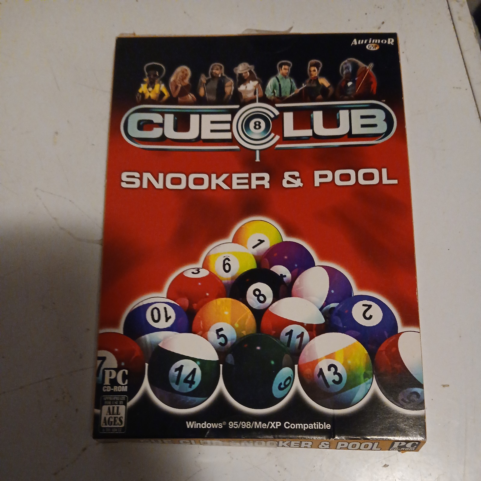 NEW – CUE CLUB Billiards Snooker & Pool Simulation CD ROM for PC XP/Vista/7/8