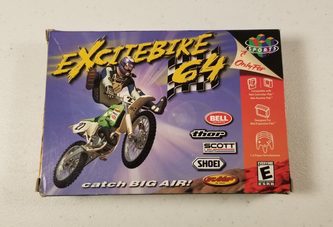 Excitebike 64 for Nintendo 64 N64 Complete In Box CIB Great Shape