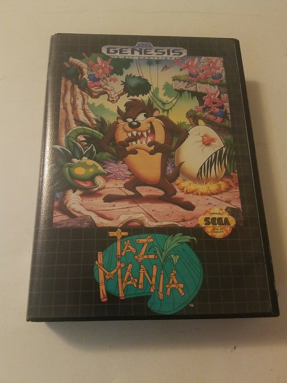Taz-Mania (Sega Genesis, 1992) Complete CIB Authentic Fun Game Nice Shape