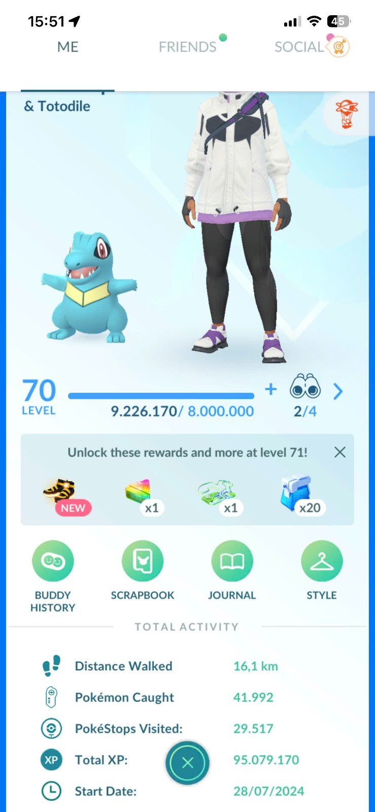 PoGo ✨ PTC A.C.C 5 shiny Legen ✨LvL70 & Master Ball