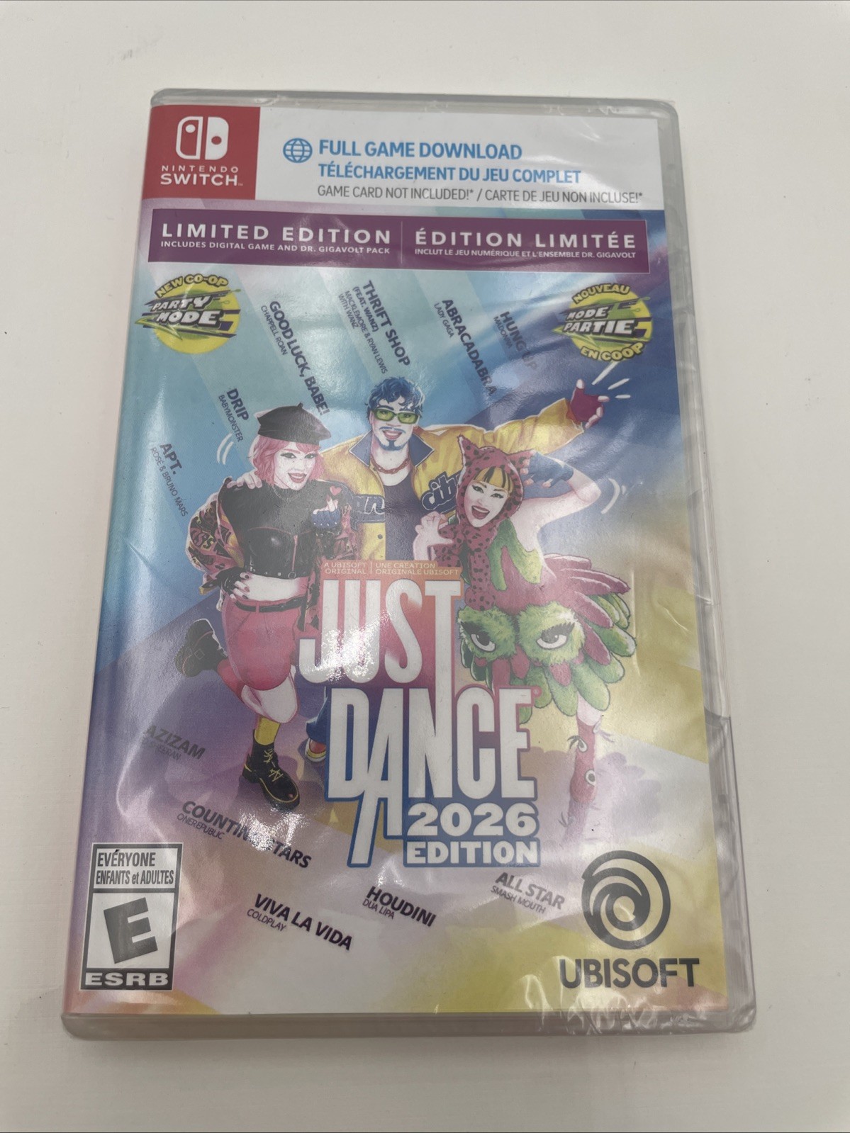 Just Dance 2026 LE Bilingual – Full Game Download – Nintendo Switch – Sealed