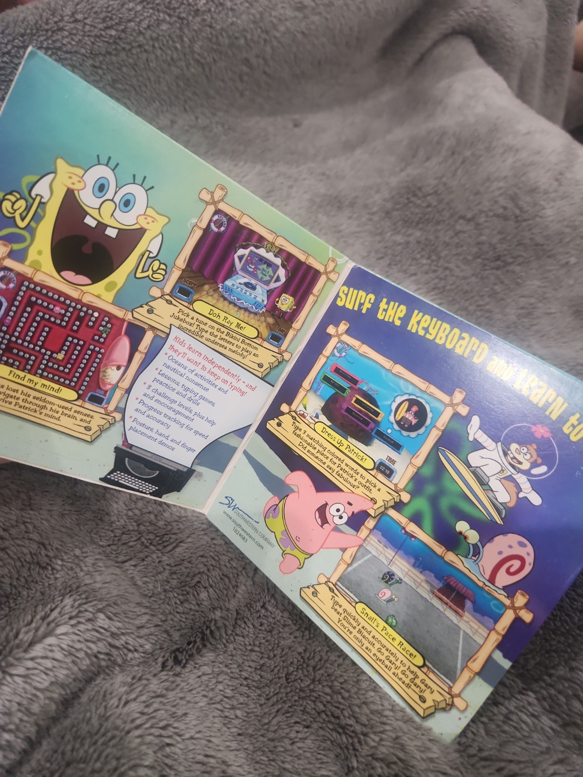 SpongeBob SquarePants Typing PC 2004 The Learning Company Nickelodeon 7+ – Works