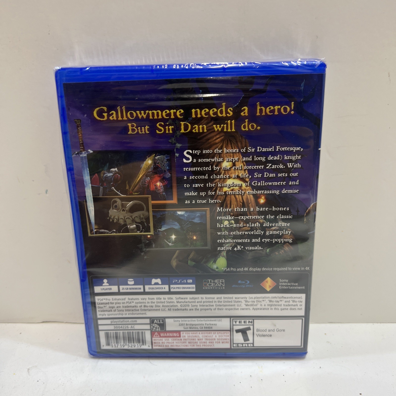 MediEvil PS4 /Brand New Factory Sealed