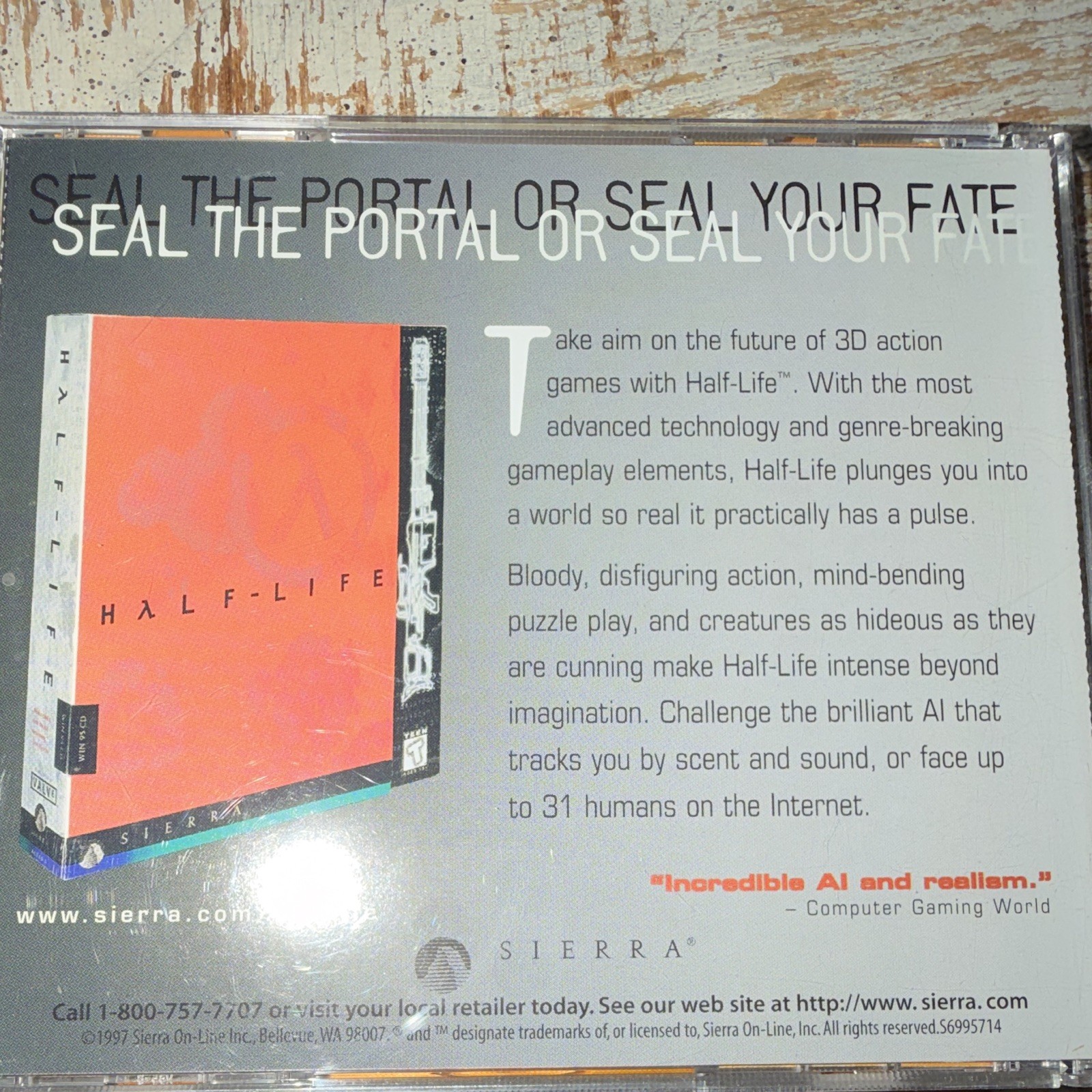 Sierra Hellfire Diablo Series PC CD-ROM Expansion Pack M-Mature Rated (1997)