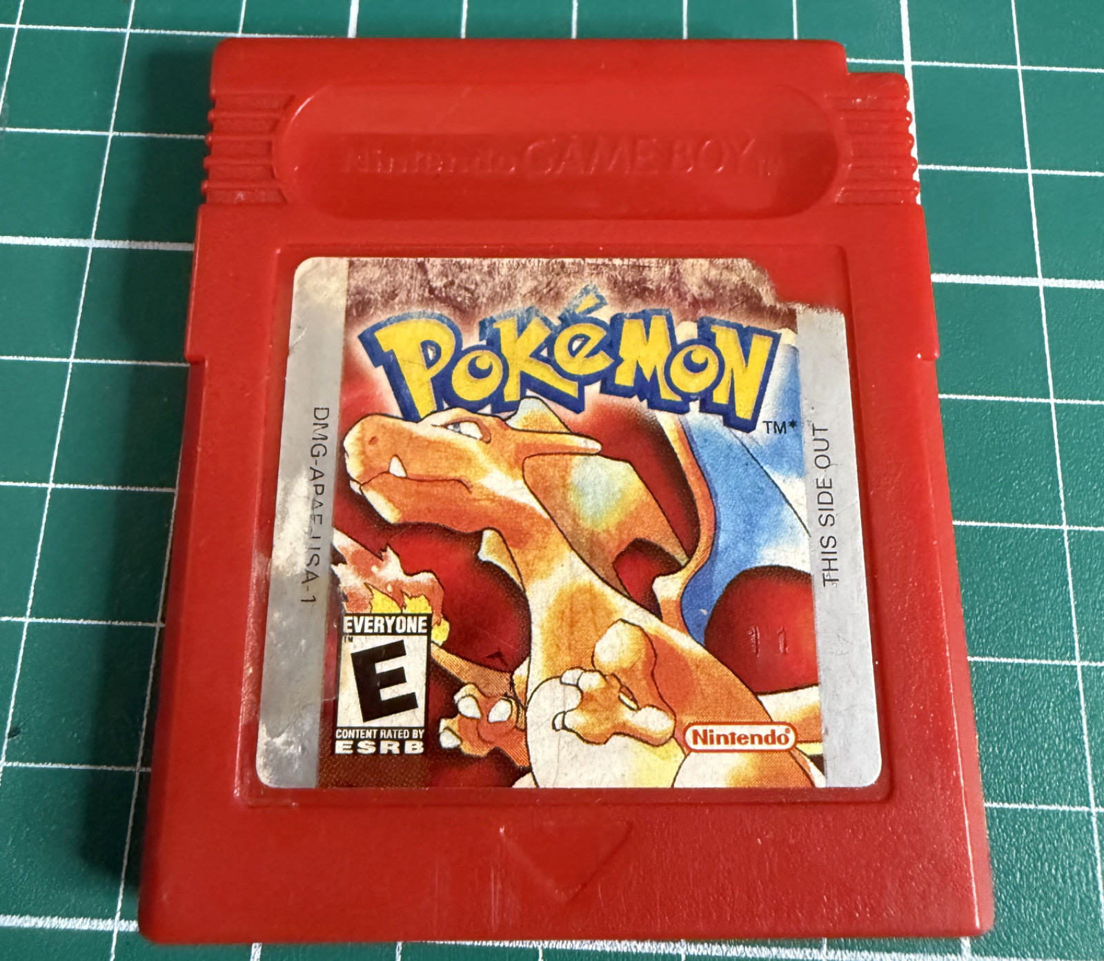 Pokémon: Red Version (Nintendo Game Boy, 1999) (SAVING WORKS; label is worn)